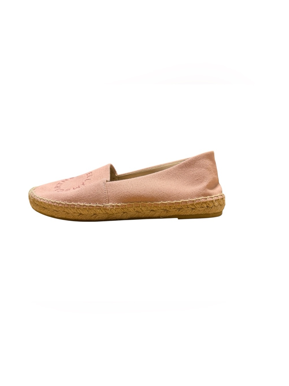Stella McCartney Selene Logo Canvas Espadrille Flats Pink US 8 - Picture 6 of 10